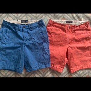 2 pairs Abercrombie & Fitch shorts